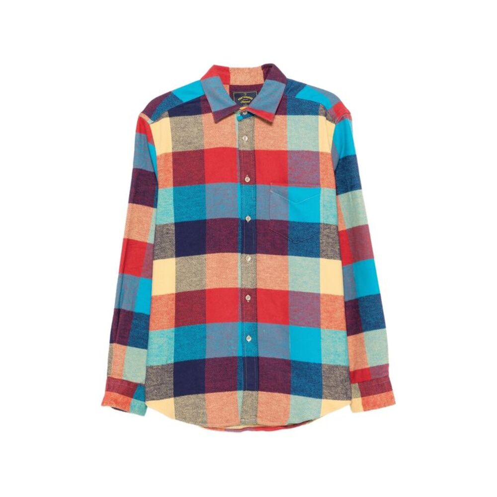 Portuguese Flannel Blue Shirts Men